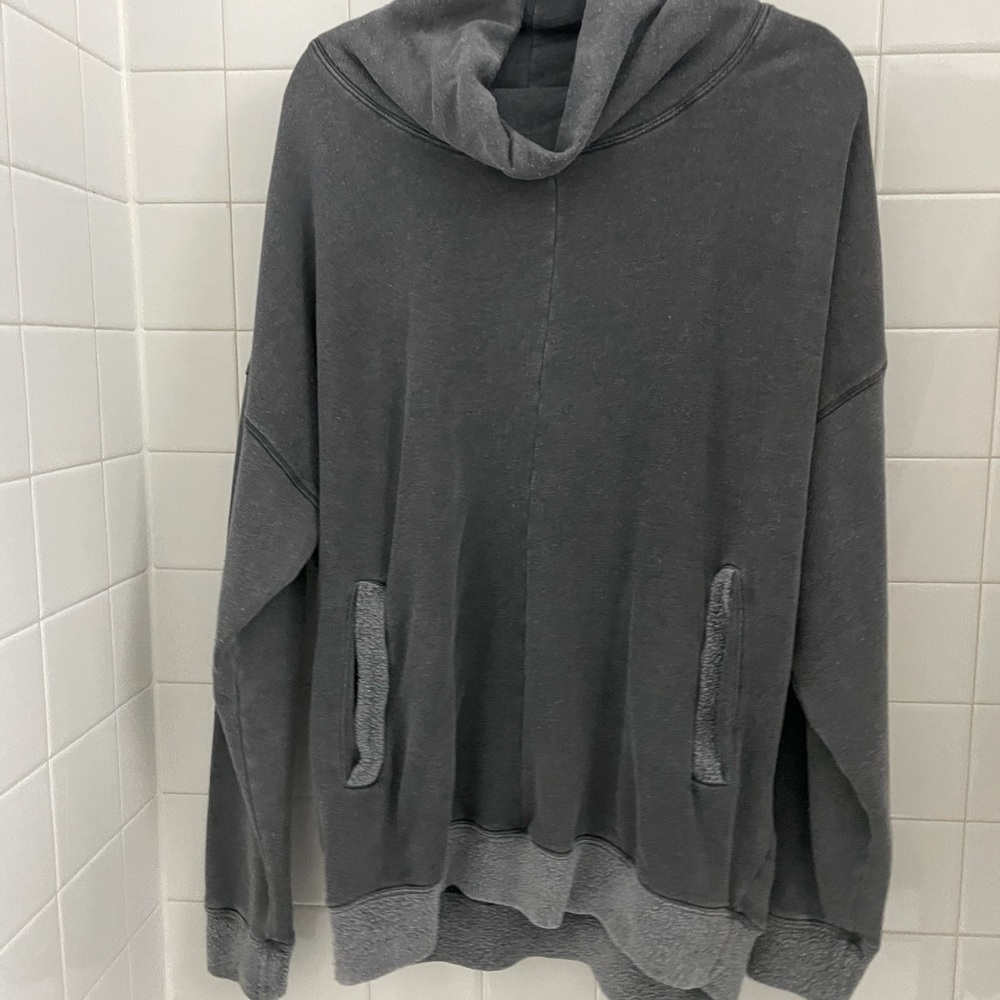 Free People cowl neck sweatshirt - Picture 4 of 5